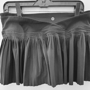 lululemon athletica Black Pleated Women's Skirt